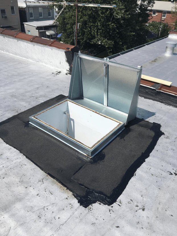 A recent skylight contractor job in the  area